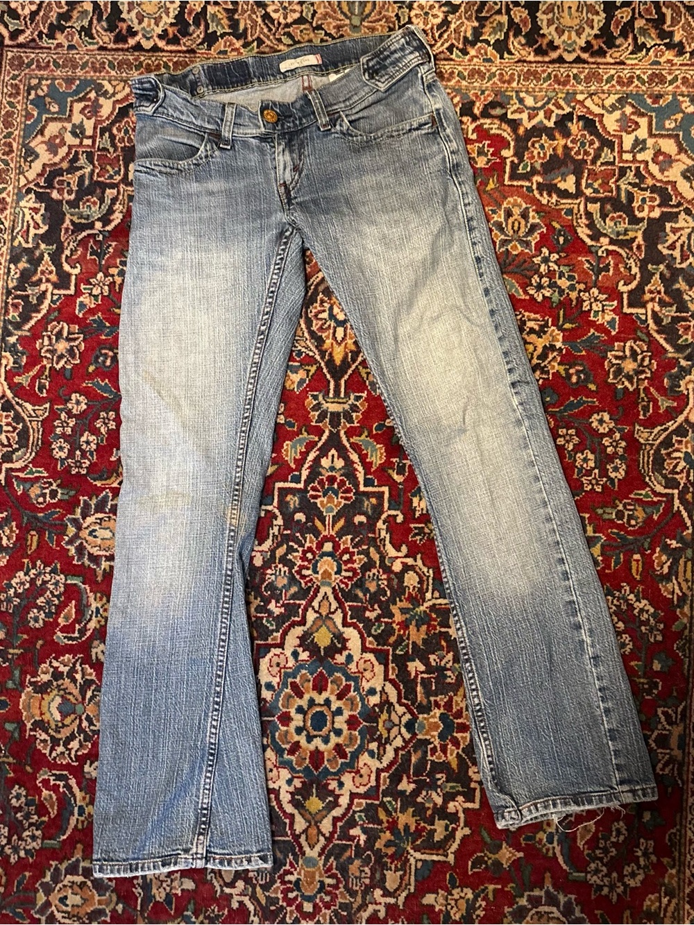 Levi's Women's Light Blue Flare Jeans